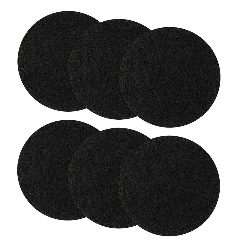 Resinta 6 Compost Bin Filters - Activated Carbon Compost Bin Replacement Filters (6.25 Inches) - Image 1